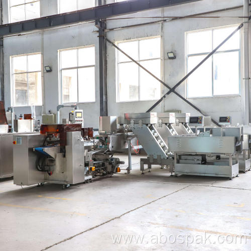 automatic spaghetti flow filling weighing packaging machine